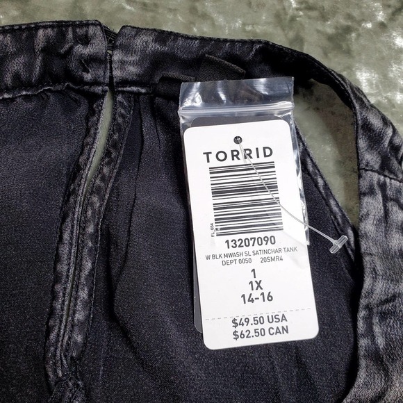 Torrid Satin Charmeuse Goddess Neck Tank - Picture 5 of 7